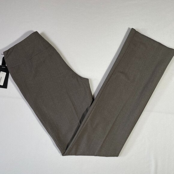 Alvin Valley Auslander Pant Size 10 Gray Straight Leg Wool Stretch Side Zip - Picture 4 of 16